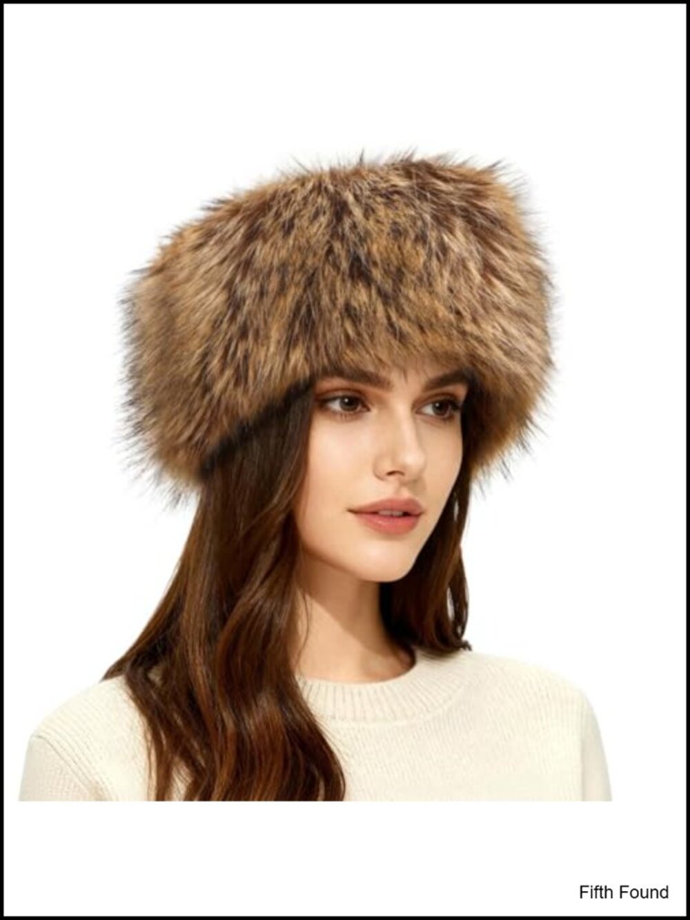 Faux Fur Headband Elastic Ear Warmers Winter Earmuff Furry Ski